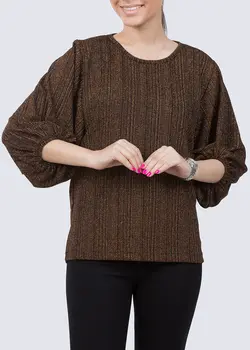 شومیز لمه آستین پفی