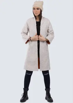 پالتو مدل کیجا خالدار