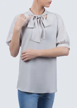 شومیز یقه کراواتی