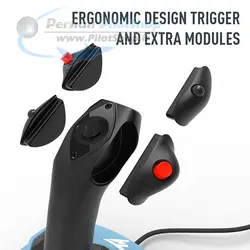 ست استیک و تراتل Thrustmaster - TCA Captain Pack Airbus Edition
