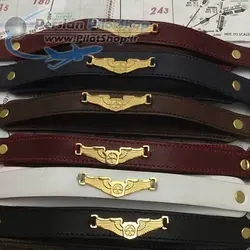 دسبند چرمی با وینگ - طرح 2