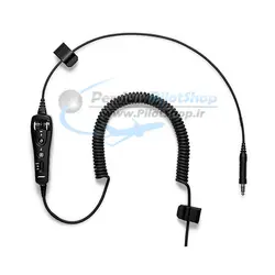 هدست هلیکوپتر BOSE A20 Aviation Headset - U/174 Plug (Helicopter), Coiled Cord, Bluetooth