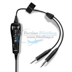 هدست هواپیما BOSE A20 Aviation Headset - Twin Plugs, Straight Cord, Bluetooth