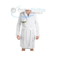 حوله تن پوش مردانه با برند پایلوت -Mens Bathrobes With Pilot Design