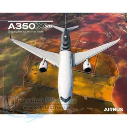 پوستر ایرباس  A350 XWB poster front view