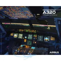 پوستر ایرباس  A320neo poster cockpit view