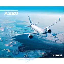 پوستر ایرباس A220 Poster Sky View