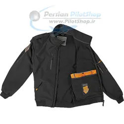 کاپشن پروازی Pilot Flight Jacket همراه با جلیقه Air Crew