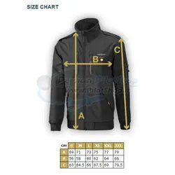 کاپشن پروازی Pilot Flight Jacket همراه با جلیقه Air Crew