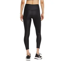 لگ نایکی Nike One Faux-Leather Mid-Rise Cropped Leggings - پوش اسپورت