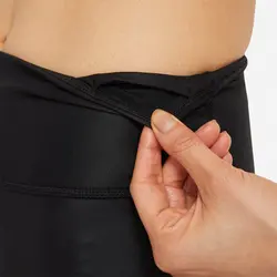 لگ نایکی Nike One Faux-Leather Mid-Rise Cropped Leggings - پوش اسپورت