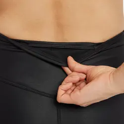 لگ نایکی Nike One Faux-Leather Mid-Rise Cropped Leggings - پوش اسپورت
