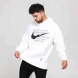 هودی مردانه نایکی Nike Sportswear Swoosh French Terry Pullover Hoodie - پوش اسپورت