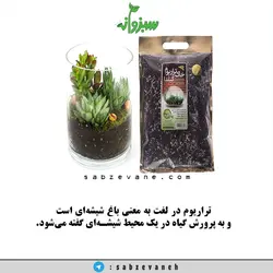 خاک تراریوم ارگانیک 2 لیتری