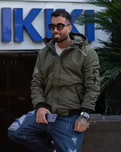 کاپشن خلبانی North Face - پوشاک سجاد کمرون