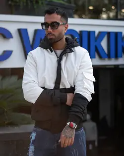 کاپشن خلبانی North Face - پوشاک سجاد کمرون