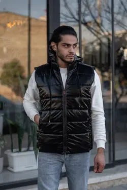 پافر مردانه ساده مدل ورنی - پوشاک سجاد کمرون