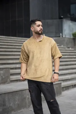 پیراهن مردانه یقه کوبایی کبریتی - پوشاک سجاد کمرون