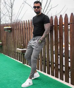 تیشرت مردانه ساده کد 2008 - پوشاک سجاد کمرون