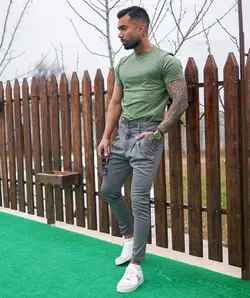 تیشرت مردانه ساده کد 2008 - پوشاک سجاد کمرون