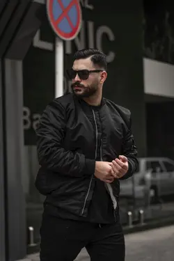 کاپشن خلبانی کد 7018 - پوشاک سجاد کمرون