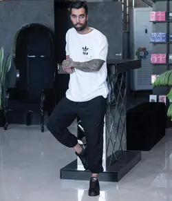 تی شرت ساده و زیبای آدیداس کد 2011 - پوشاک سجاد کمرون