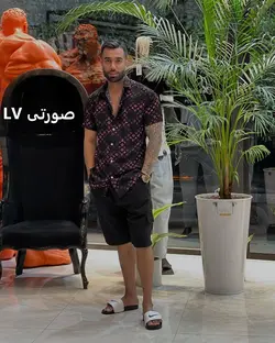 پیراهن هاوایی طرح طبیعت کد 3035 - پوشاک سجاد کمرون