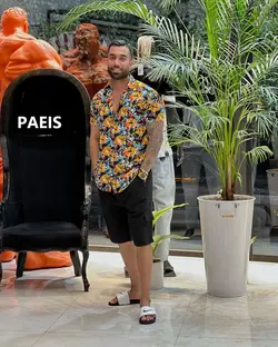 پیراهن هاوایی طرح طبیعت کد 3035 - پوشاک سجاد کمرون