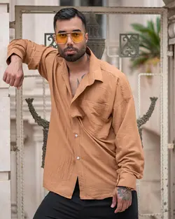 پیراهن لنین ساده کد ۳۰۳۶ - پوشاک سجاد کمرون