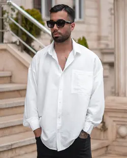 پیراهن لنین ساده کد ۳۰۳۶ - پوشاک سجاد کمرون