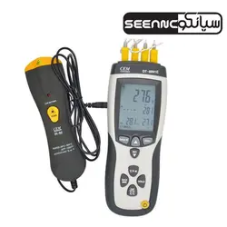 دماسنج تماسی 4 کاناله همراه با دماسنج لیزری مدل CEM DT-8891E