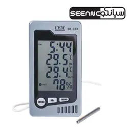 رطوبت سنج و دماسنج دیواری – رومیزی مدل CEM DT-322