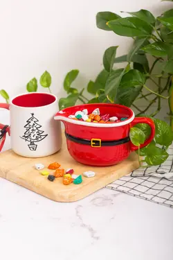 سس خوری سرامیکی کمربند دار قرمز