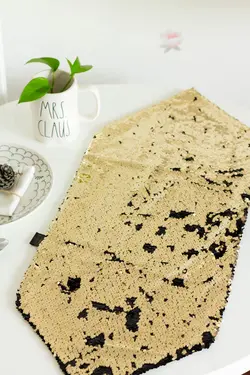 رانر پارچه ای دورو پولک دار کد3