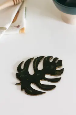 زیرلیوانی برگ طرح 2