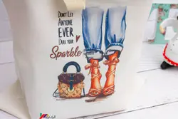 ساک دستی پارچه ای فانتزی طرح 5