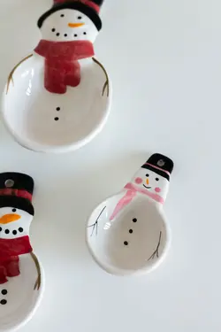 ست پیمانه ی آدم برفی طرح 1