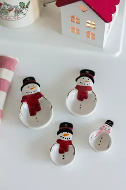 ست پیمانه ی آدم برفی طرح 1