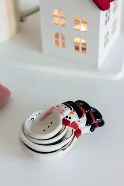 ست پیمانه ی آدم برفی طرح 1