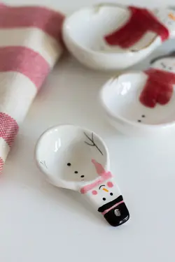 ست پیمانه ی آدم برفی طرح 1