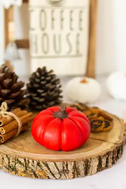 کدو دکوری سایز بزرگ قرمز