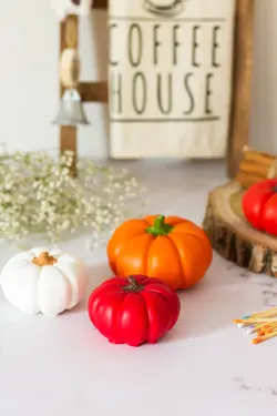 کدو دکوری سایز بزرگ قرمز