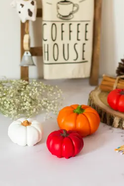 کدو دکوری سایز کوچک نارنجی