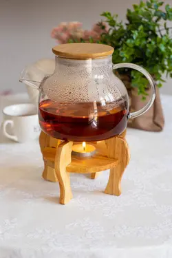 پایه وارمر چوبی شیک