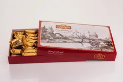 گز  لقمه ای 28% پسته و بادام 500 گرم