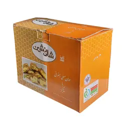 سوهان عسلی مخصوص با مغز گز‌(بسته سه عددی)‌