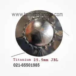یونیت تویتر دام 25.5mm تیتانیوم JBL ، سیم پیچ توییتر 1 اینچی تیتانیوم