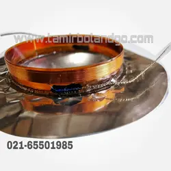 یونیت تویتر دام 25.5mm تیتانیوم JBL ، سیم پیچ توییتر 1 اینچی تیتانیوم