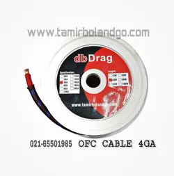 کابل برق OFC روکش بافت 4GA کابل برق سیستم db drag