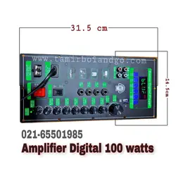آمپلی فایر دیجیتال 100 وات 220 ولت برد بلوتوث با آمپیلی فایر 2023